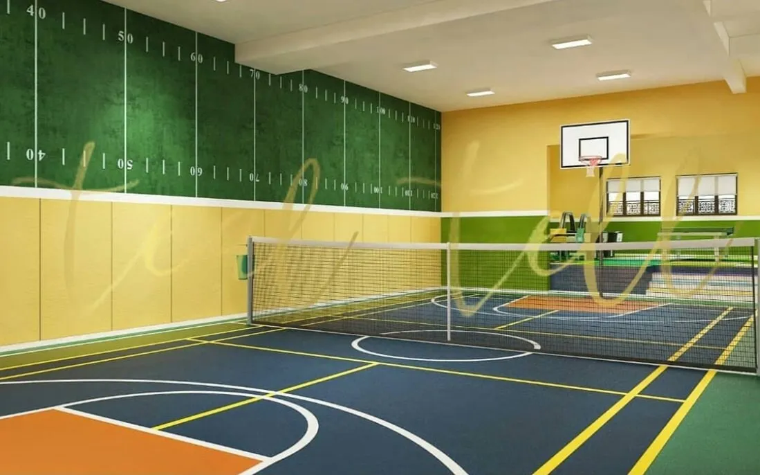 Gym and recreation space interior by Tealtell, Mumbai (1 of 6)