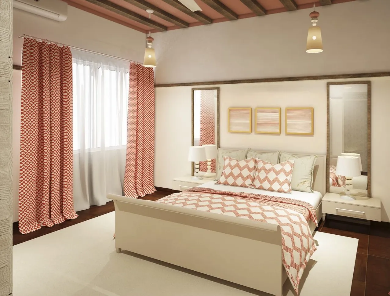 Bedroom interior by Tealtell, Mumbai (1 of 18)