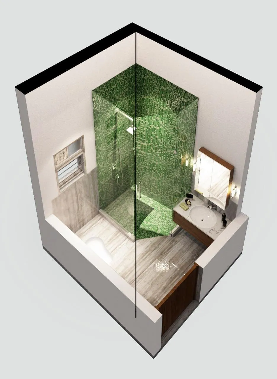 Bathroom interior by Tealtell, Mumbai (4 of 6)